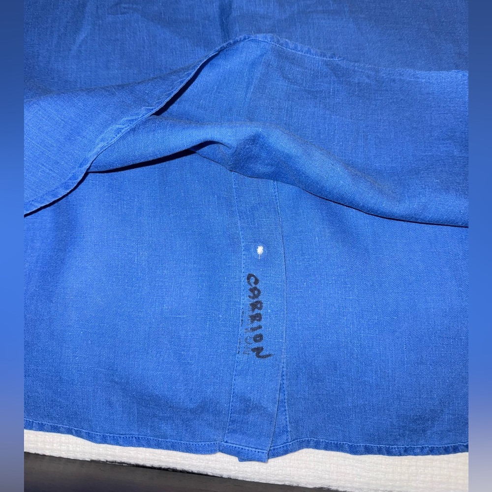 Tommy Bahama Women’s Two Palms Linen Shirt- in blue - Picture 15 of 16